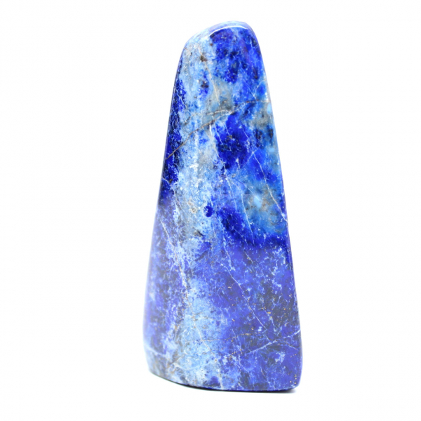 Ornamento mineral de lápis-lazúli polido Afeganistão