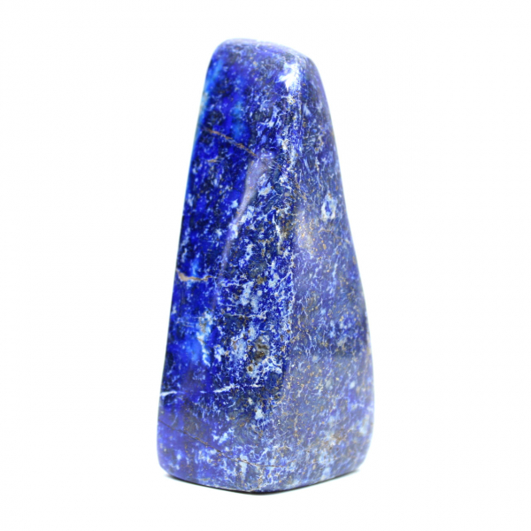 Ornamento mineral de lápis-lazúli polido Afeganistão