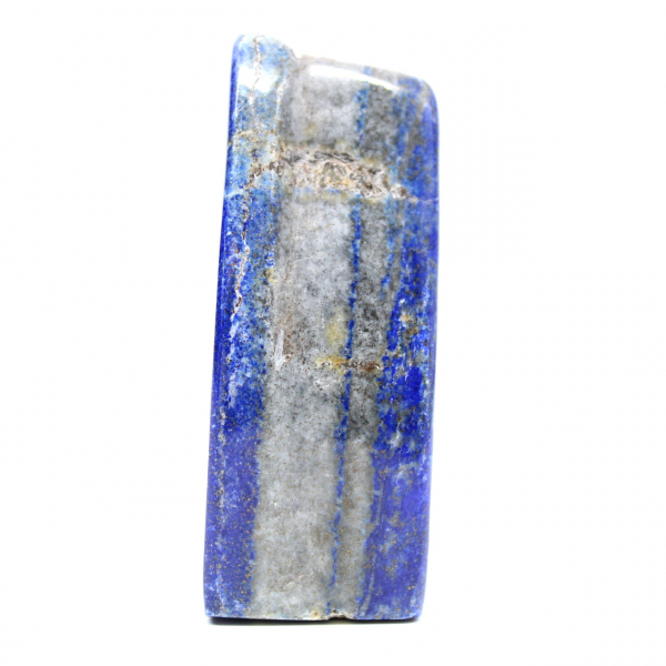 Bloco decorativo de lápis-lazúli azul polido