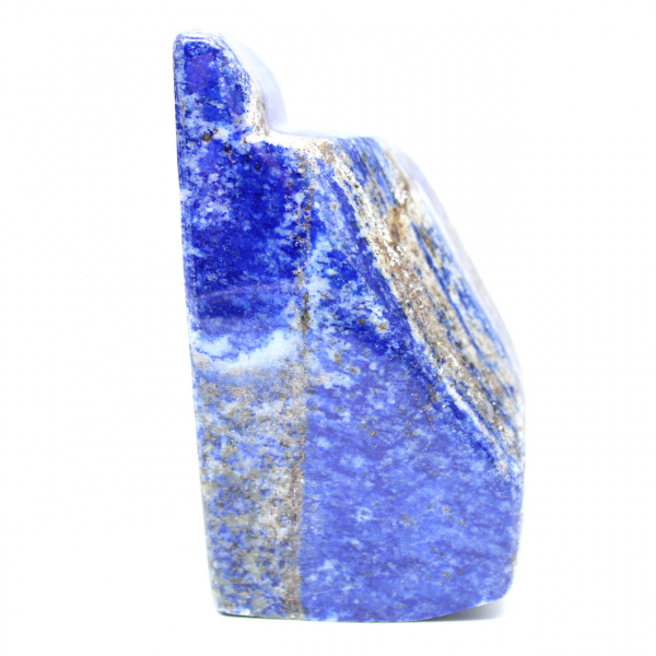 Pedra lápis-lazúli polida decorativa