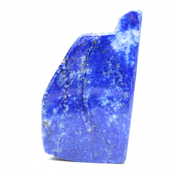 Pedra lápis-lazúli polida decorativa