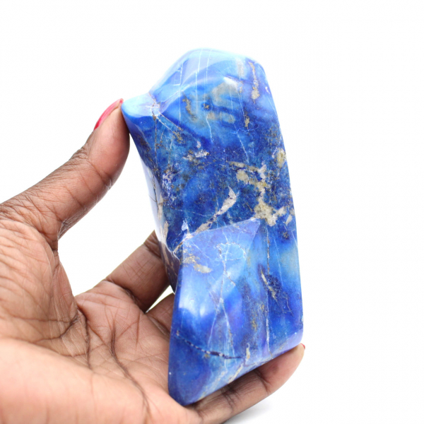 Lápis-lazúli polido do Afeganistão para coleção autêntica