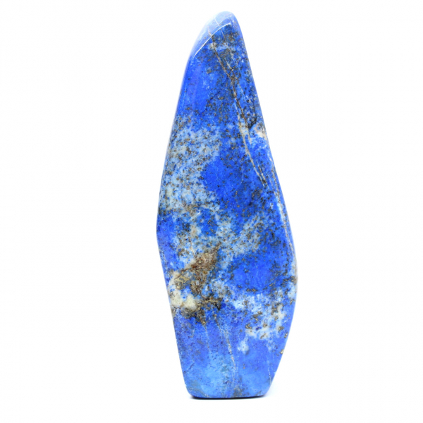 Lápis-lazúli, exemplar polido do Afeganistão, estético