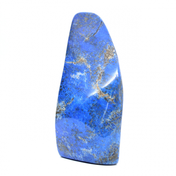 Lápis-lazúli, exemplar polido do Afeganistão, estético