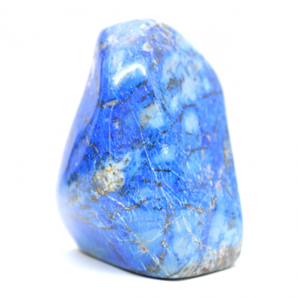 Grande pedra ornamental de lápis-lazúli polido do Afeganistão