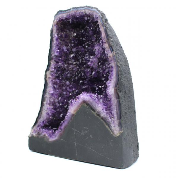  Geodo de ametista do Brasil único de alta qualidade com base estável
