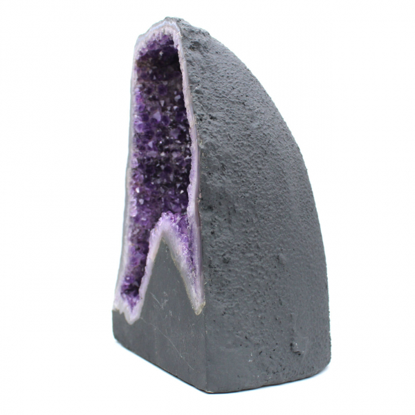  Geodo de ametista do Brasil único de alta qualidade com base estável