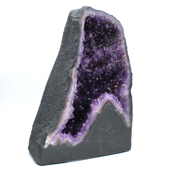  Geodo de ametista do Brasil único de alta qualidade com base estável