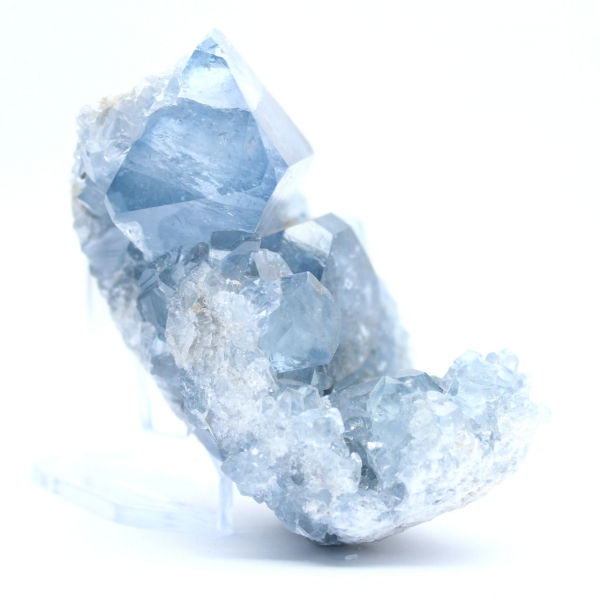 Peça mineral de celestita azul de Madagascar