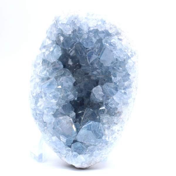 Bloco natural de celestita azul Madagascar