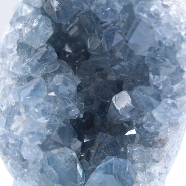 Bloco natural de celestita azul Madagascar
