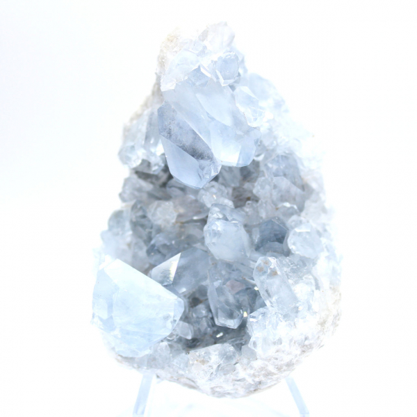 Exemplar decorativo celestita azul Madagascar