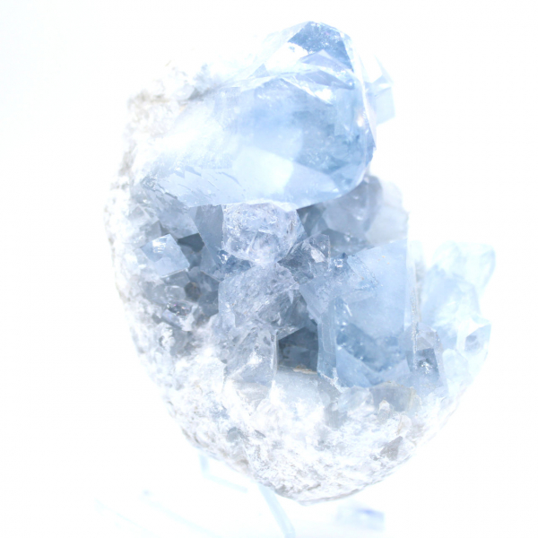 Celestita azul cristalizada de Madagascar
