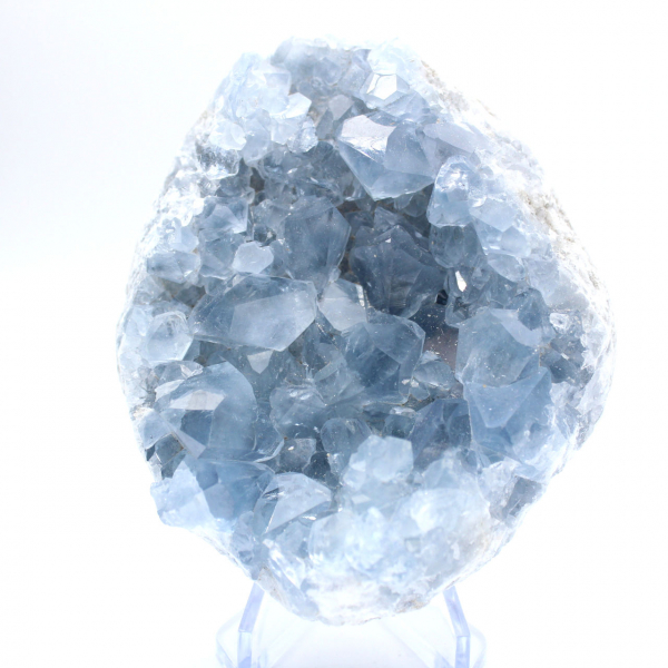 Celestita azul de geodo natural de Madagascar