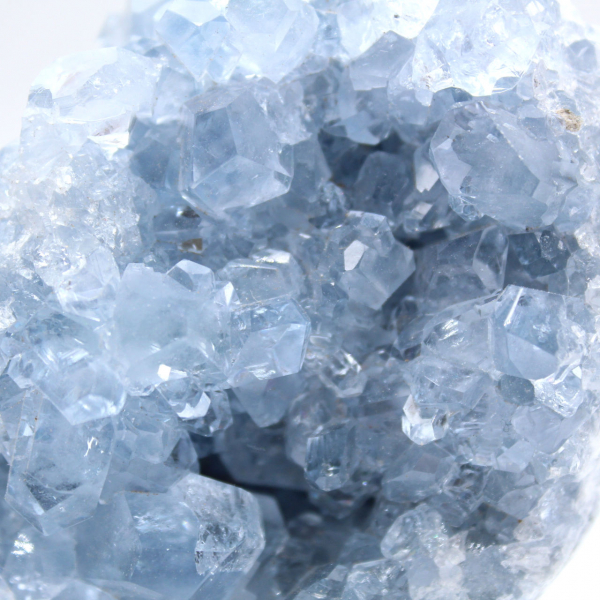Geodo celestita azul peça única de Madagascar