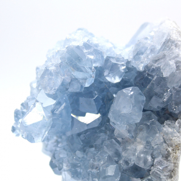 Geodo Celestita Azul de Madagascar Autêntico