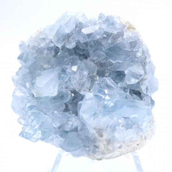 Geodo celestita azul, mineral natural de Madagascar