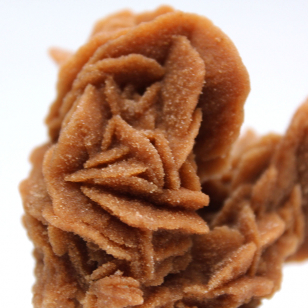 Formação cristalina de areia rosa