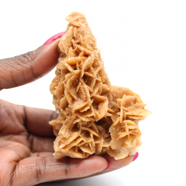 Formação mineral de areia rosa