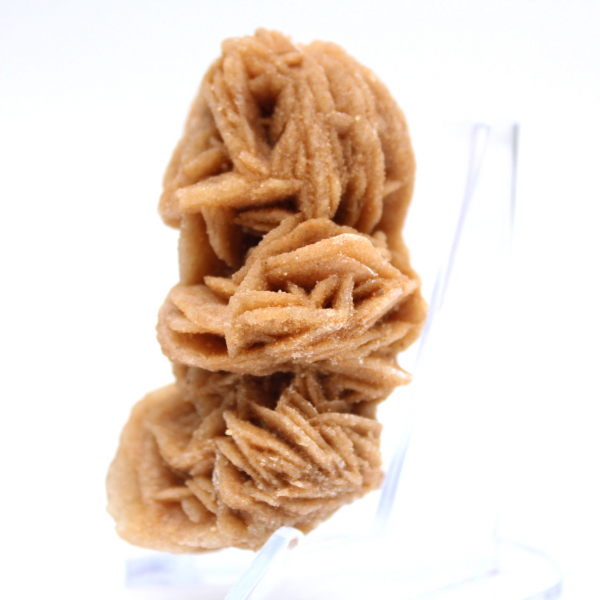 Cristais de areia rosa natural