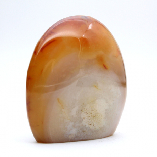 Enfeite em miniatura de cornalina polida - Pedra natural autêntica de Madagascar (250g)