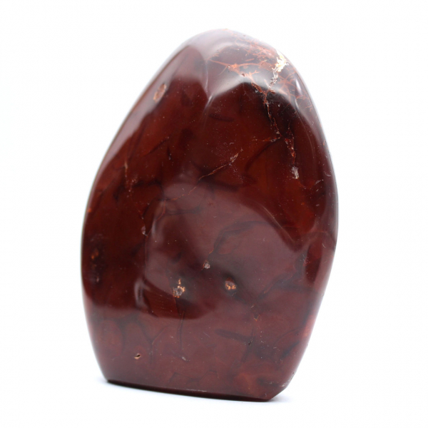 Ornamento de cornalina polida de qualidade - Mineral natural colecionável (Madagascar)