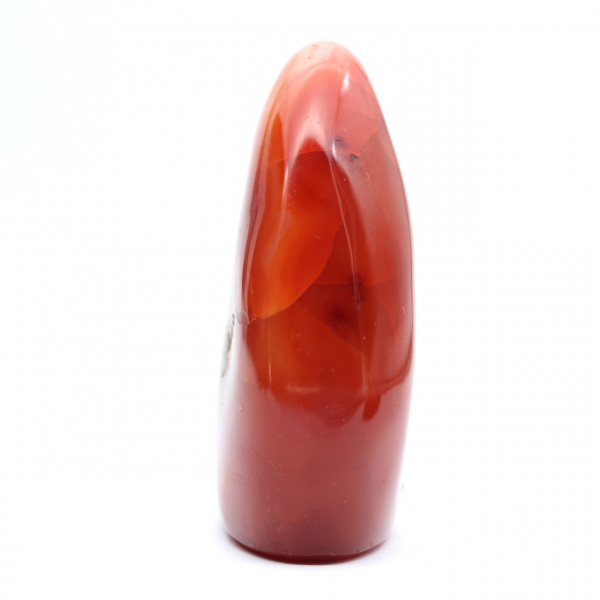 Pequeno espécime de cornalina polida - Pedra natural autêntica de Madagascar (295g)
