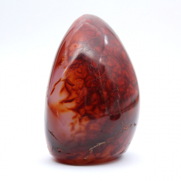 Enfeite muito pequeno de cornalina polida - mineral autêntico de Madagascar (225g)