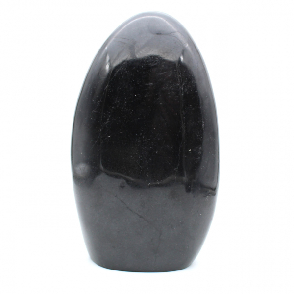 Exemplar de turmalina polida, grande ornamento mineral, Madagascar