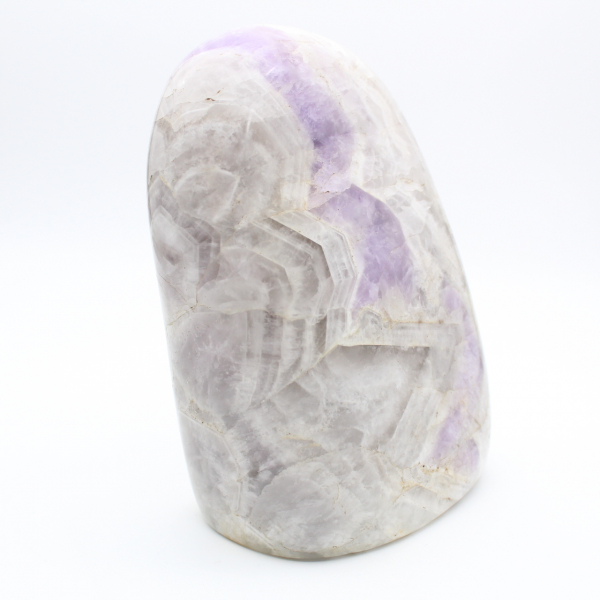 Ametista polida, ornamento mineral maciço, espécime, Madagascar