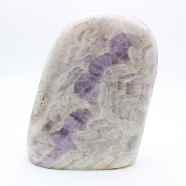 Ametista polida, ornamento mineral maciço, espécime, Madagascar