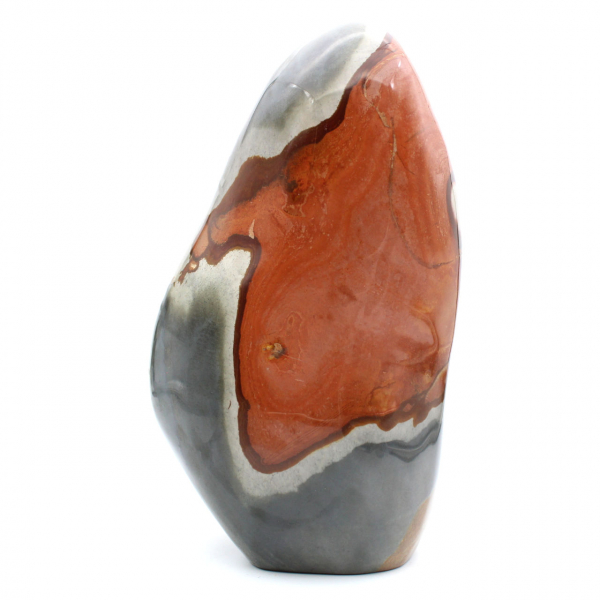 Ornamento de Jaspe Polido, Grande Pedra Natural, Madagascar