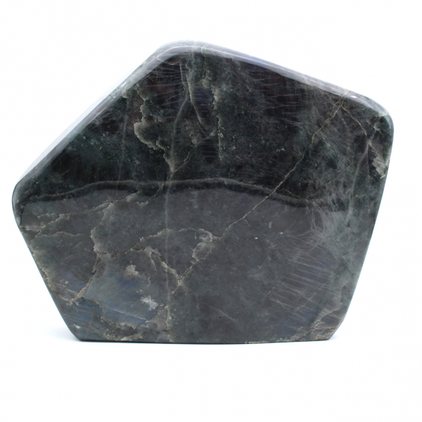 Labradorita polida, ornamento mineral XXL, item de colecionador, Madagascar