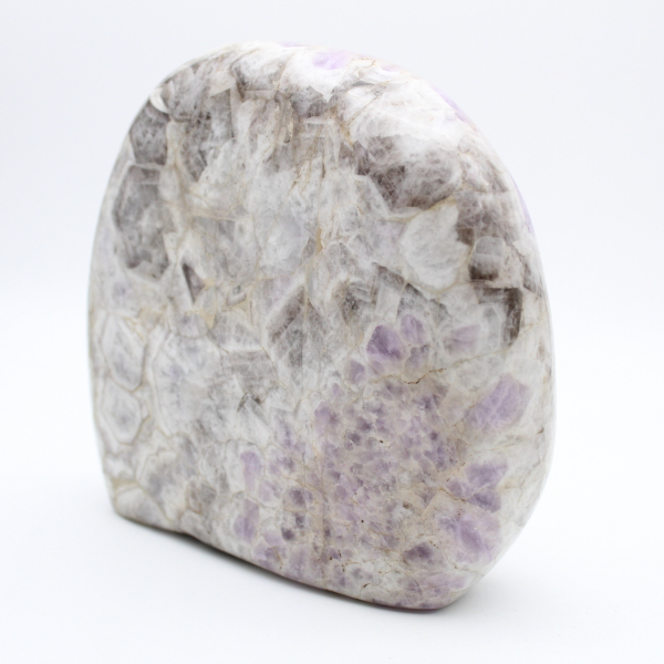 Ametista polida, pedra natural decorativa, espécime grande, Madagascar