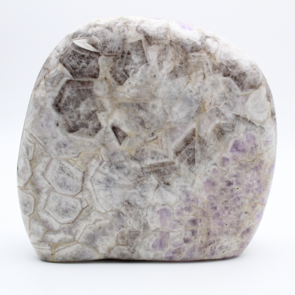 Ametista polida, pedra natural decorativa, espécime grande, Madagascar