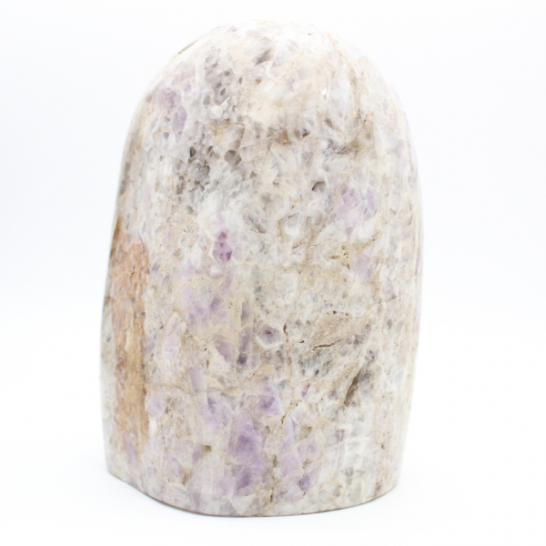 Grande ametista polida, ornamento mineral de prestígio, Madagascar