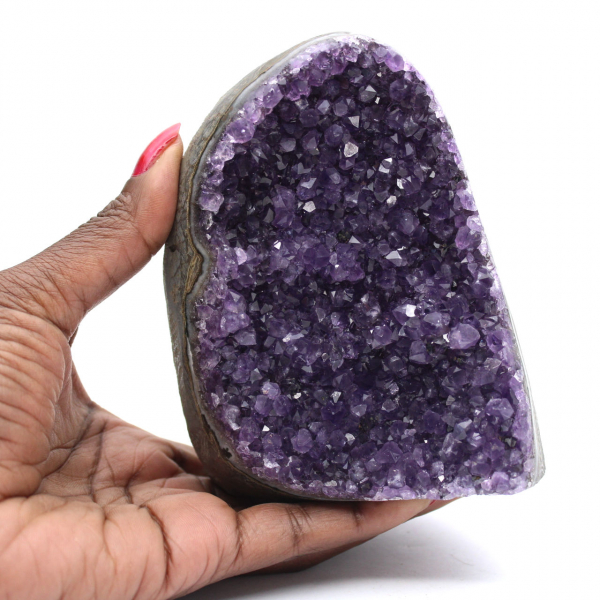 Geodo de Ametista para Colecionadores – Roxo Profundo do Brasil