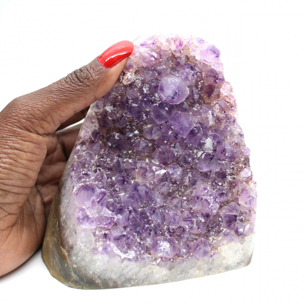 Geodo de ametista, cristal violeta