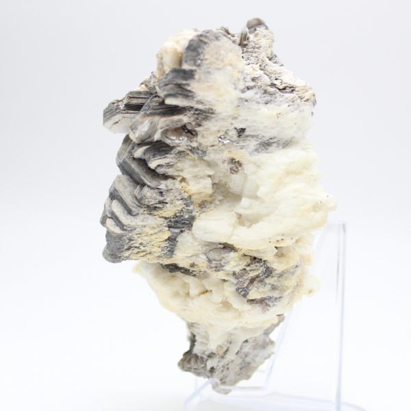 Mica cristalizada em quartzo branco do Afeganistão
