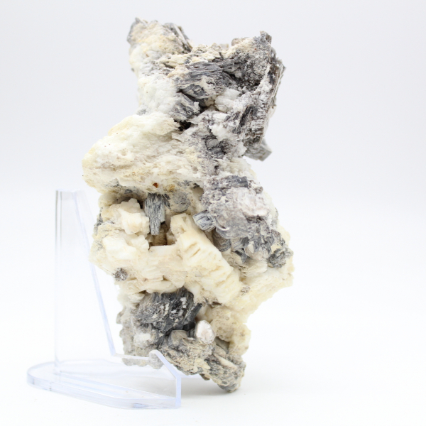 Mica cristalizada em quartzo branco do Afeganistão