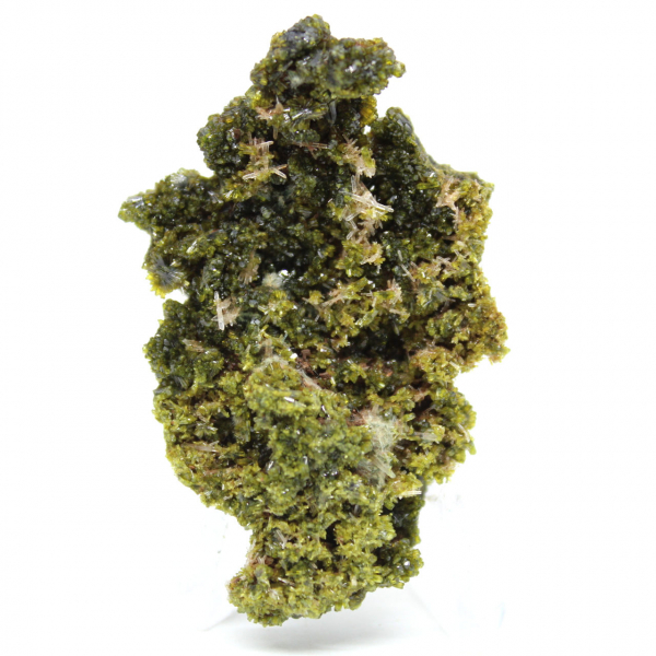 Pequena epidota sobre matriz clara proveniente de Marrocos.