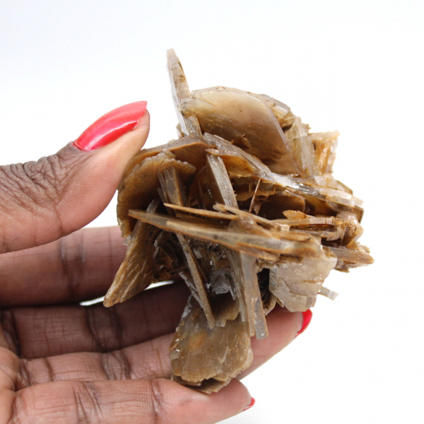 Cristais naturais de barita marroquina