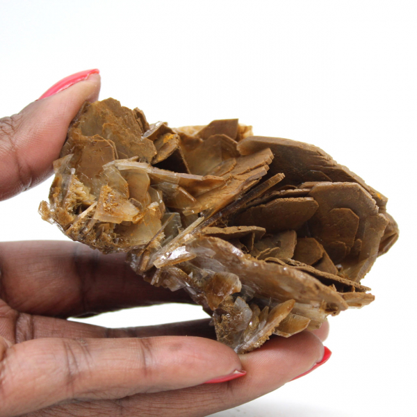 Exemplar em miniatura de barita do Marrocos.