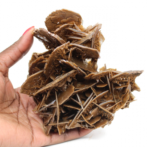 Barita marrom cristalizada do Marrocos