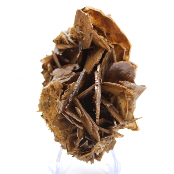 Cristalização marrom de barita do Marrocos