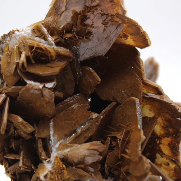 Cristalização marrom de barita do Marrocos