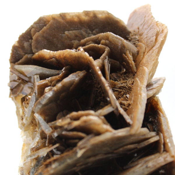 Cristais de barita marrom do Marrocos