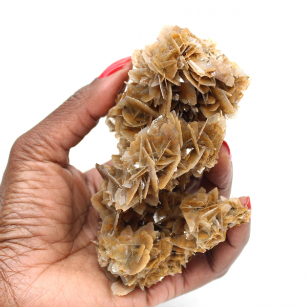 Cristais lamelares de barita marroquina