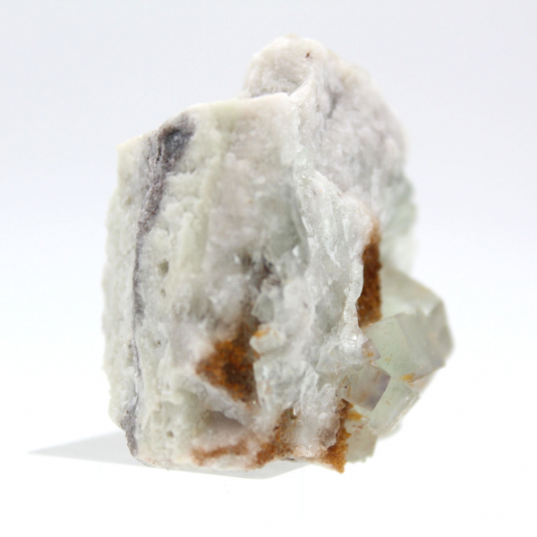 Fluorita verde de Marrocos: pequeno exemplar para colecionadores.