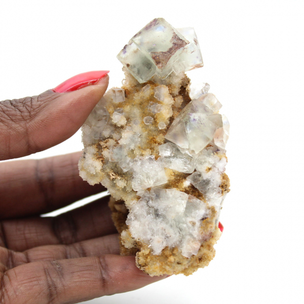 Mineral Fluorita Bruta: Pequena amostra de Marrocos